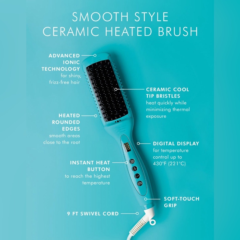 Moroccanoil Smooth‎ Style Ceramic Heated Brush - Picture 3 of 4